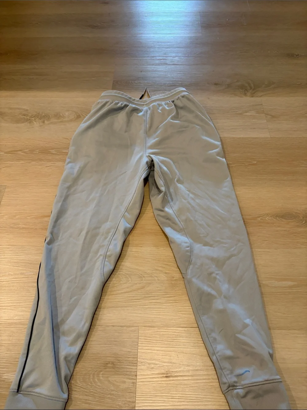 Under Armour Light Gray Men's Performance Joggers with Black Trim